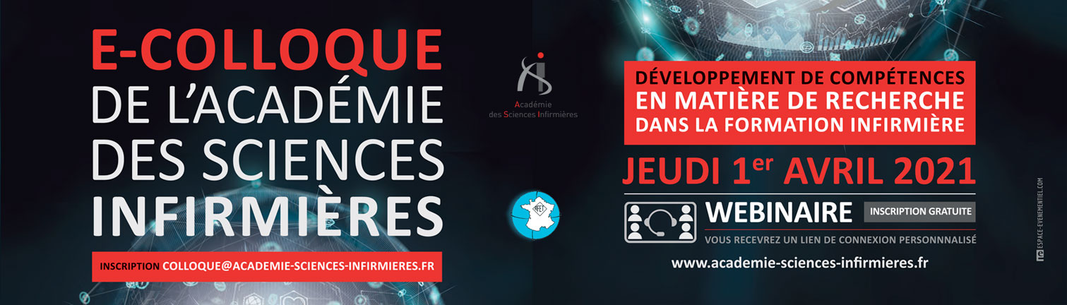 1er colloque de l’Académie des Sciences Infirmières le 1er avril à Paris